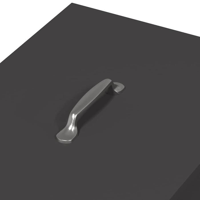 Feeder pentru pui Negru 40,5 x 45 x 41 cm Oțel Laminat la Rece - WALTI WALTI