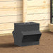 Feeder pentru pui Negru 40,5 x 45 x 41 cm Oțel Laminat la Rece - WALTI WALTI