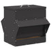 Feeder pentru pui Negru 40,5 x 45 x 41 cm Oțel Laminat la Rece - WALTI WALTI