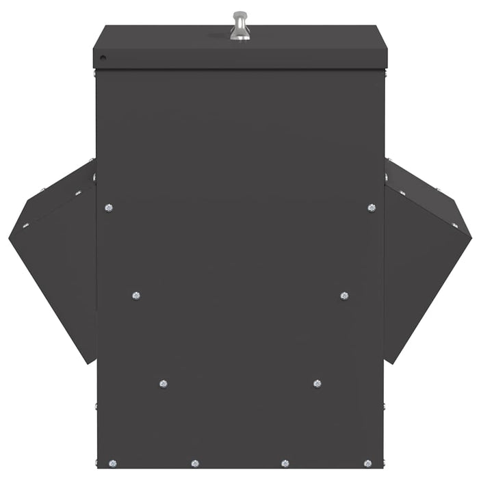Feeder pentru pui Negru 40,5 x 45 x 41 cm Oțel Laminat la Rece - WALTI WALTI