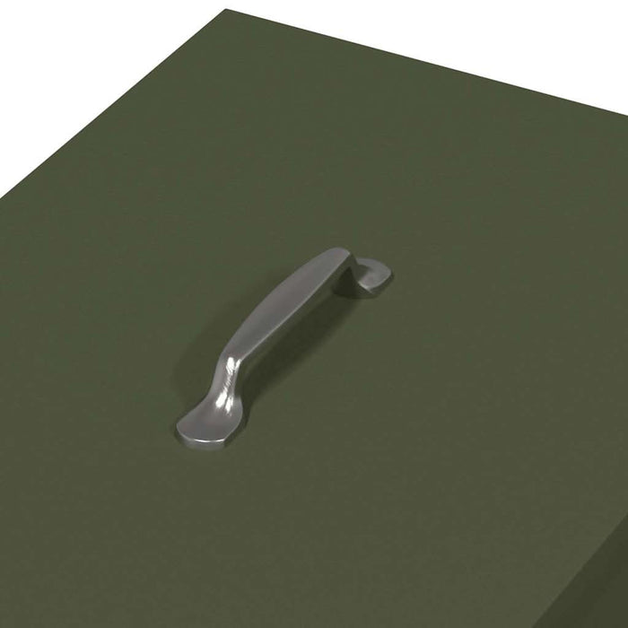 Feeder pentru pui Verde măsliniu 40,5 x 45 x 41 cm - WALTI WALTI