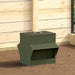 Feeder pentru pui Verde măsliniu 40,5 x 45 x 41 cm - WALTI WALTI