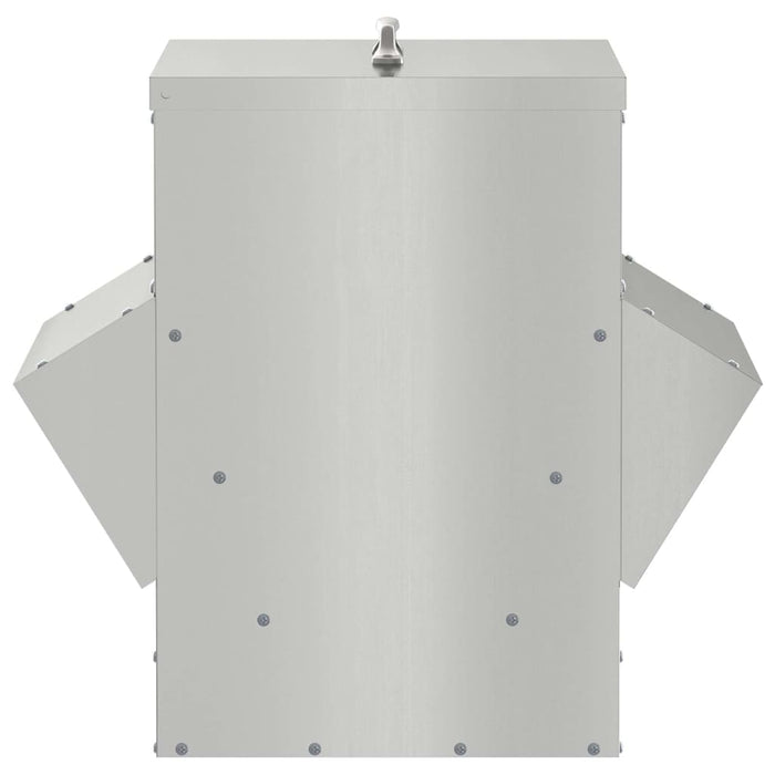 Feeder pentru pui Argintiu 40,5 x 45 x 41 cm Oțel Galvanizat - WALTI WALTI