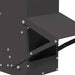 Feeder pentru pui Negru 13 x 12 x 51 cm Oțel Laminat la Rece - WALTI WALTI