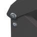 Feeder pentru pui Negru 13 x 12 x 51 cm Oțel Laminat la Rece - WALTI WALTI