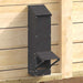 Feeder pentru pui Negru 13 x 12 x 51 cm Oțel Laminat la Rece - WALTI WALTI