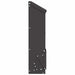Feeder pentru pui Negru 13 x 12 x 51 cm Oțel Laminat la Rece - WALTI WALTI