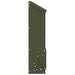 Feeder pentru pui Verde măsliniu 13 x 12 x 51 cm - WALTI WALTI
