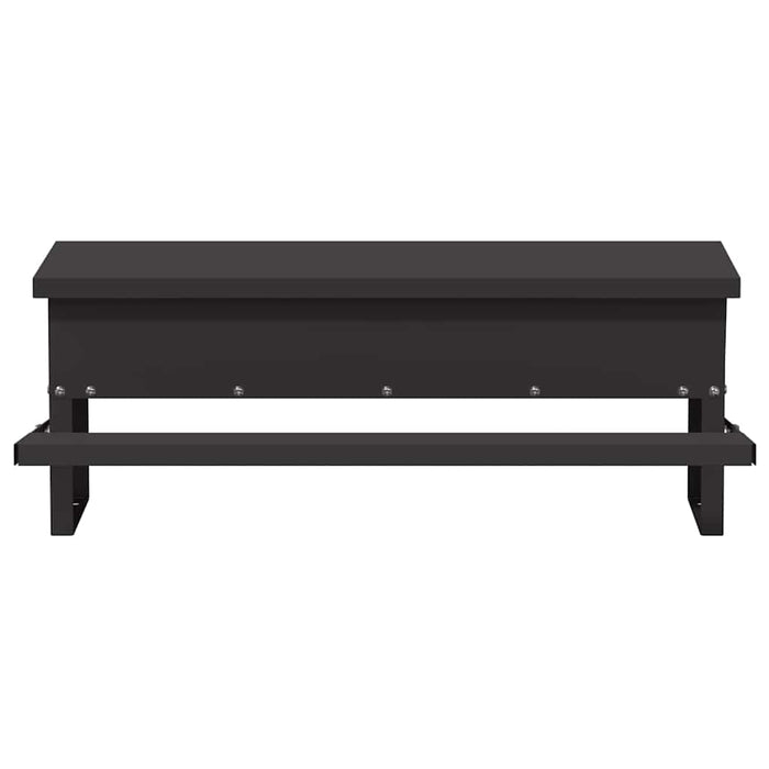 Hrănitor cu pedale pentru pui Negru 48,5 x 39,5 x 19 cm - WALTI WALTI