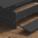 Hrănitor cu pedale pentru pui Negru 75 x 53 x 20,5 cm - WALTI WALTI