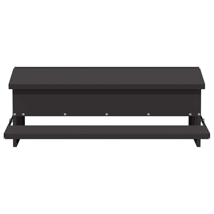 Hrănitor cu pedale pentru pui Negru 75 x 53 x 20,5 cm - WALTI WALTI