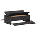Hrănitor cu pedale pentru pui Negru 75 x 53 x 20,5 cm - WALTI WALTI
