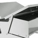 Hrănitor cu pedale pentru pui Argintiu 75 x 53 x 20,5 cm - WALTI WALTI