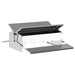 Hrănitor cu pedale pentru pui Argintiu 75 x 53 x 20,5 cm - WALTI WALTI