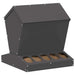 Feeder pentru pui Negru 40 x 40 x 45 cm Oțel Laminat la Rece - WALTI WALTI