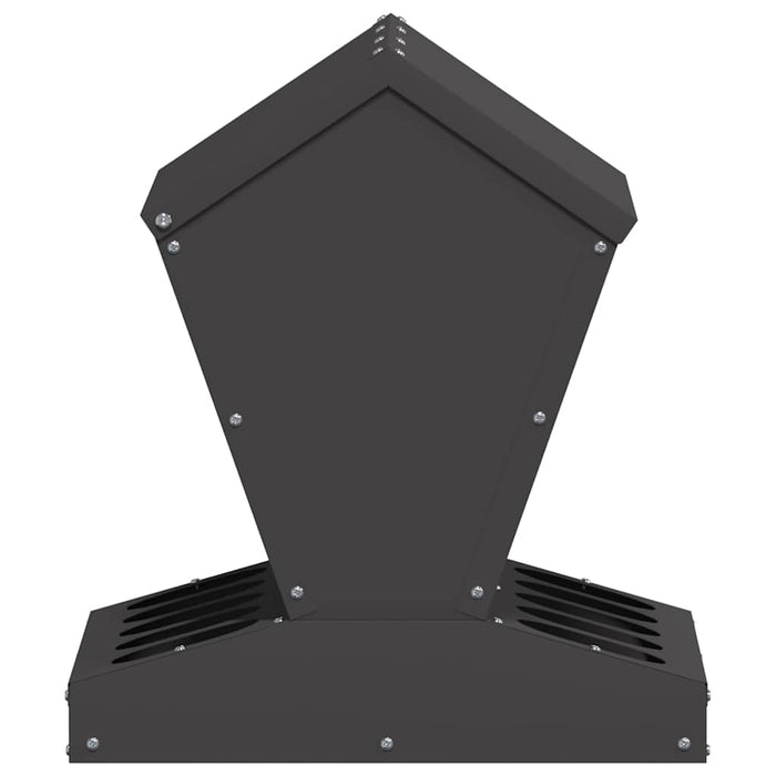 Feeder pentru pui Negru 40 x 40 x 45 cm Oțel Laminat la Rece - WALTI WALTI