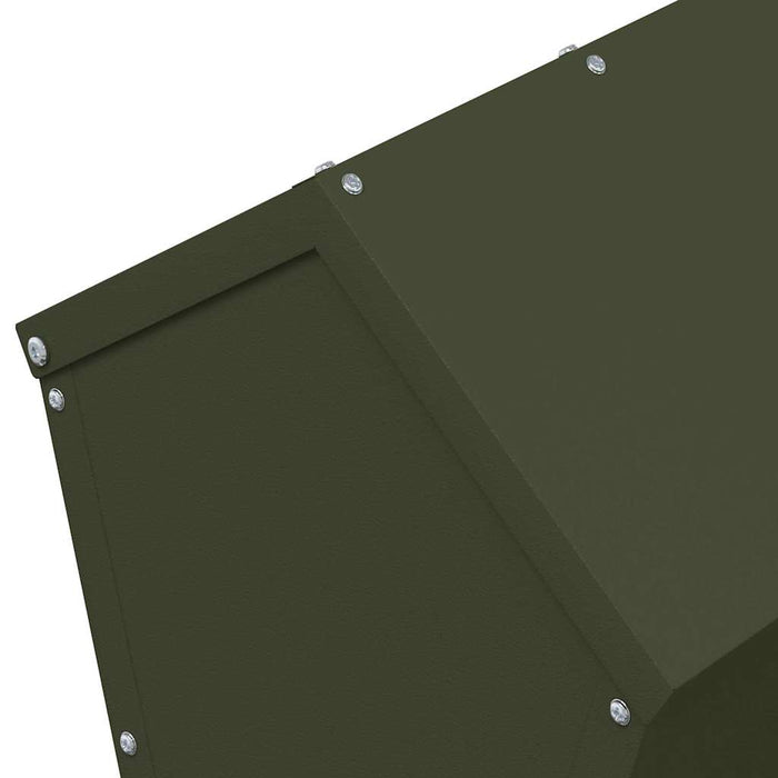 Feeder pentru pui Verde măsliniu 40 x 40 x 45 cm - WALTI WALTI