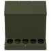 Feeder pentru pui Verde măsliniu 40 x 40 x 45 cm - WALTI WALTI