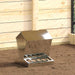 Feeder pentru pui Argintiu 40 x 40 x 45 cm Oțel Galvanizat - WALTI WALTI