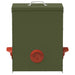 Feeder pentru pui Verde măsliniu 32,5 x 20,5 x 43 cm - WALTI WALTI
