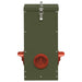 Feeder pentru pui Verde măsliniu 32,5 x 20,5 x 43 cm - WALTI WALTI