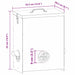 Feeder pentru pui Verde măsliniu 32,5 x 20,5 x 43 cm - WALTI WALTI