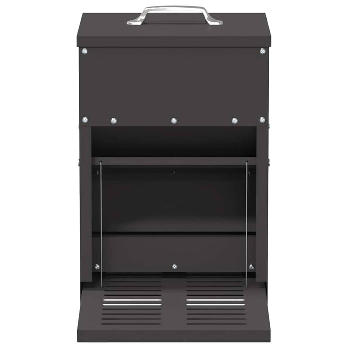 Hrănitor cu pedale pentru pui Negru 25 x 42 x 40 cm - WALTI WALTI