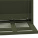 Hrănitor cu pedale pentru pui Verde măsliniu 33 x 42 x 40 cm - WALTI WALTI