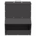 Feeder pentru pui Negru 20 x 25 x 35 cm Oțel Laminat la Rece - WALTI WALTI