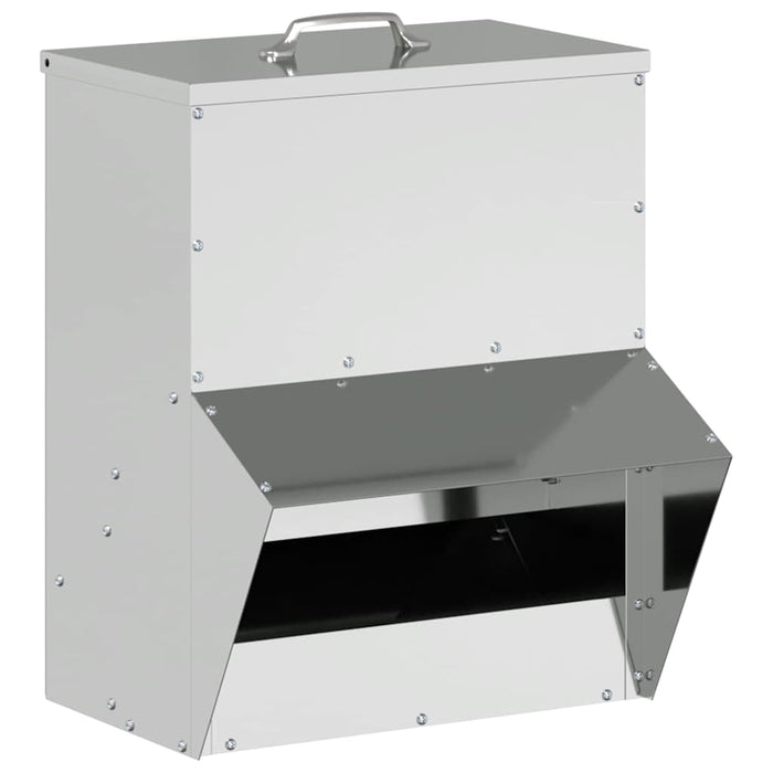 Feeder pentru pui Argintiu 20 x 25 x 35 cm Oțel Galvanizat - WALTI WALTI