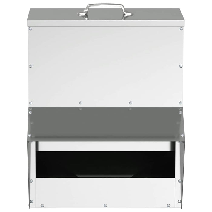 Feeder pentru pui Argintiu 20 x 25 x 35 cm Oțel Galvanizat - WALTI WALTI