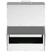 Feeder pentru pui Argintiu 20 x 25 x 35 cm Oțel Galvanizat - WALTI WALTI