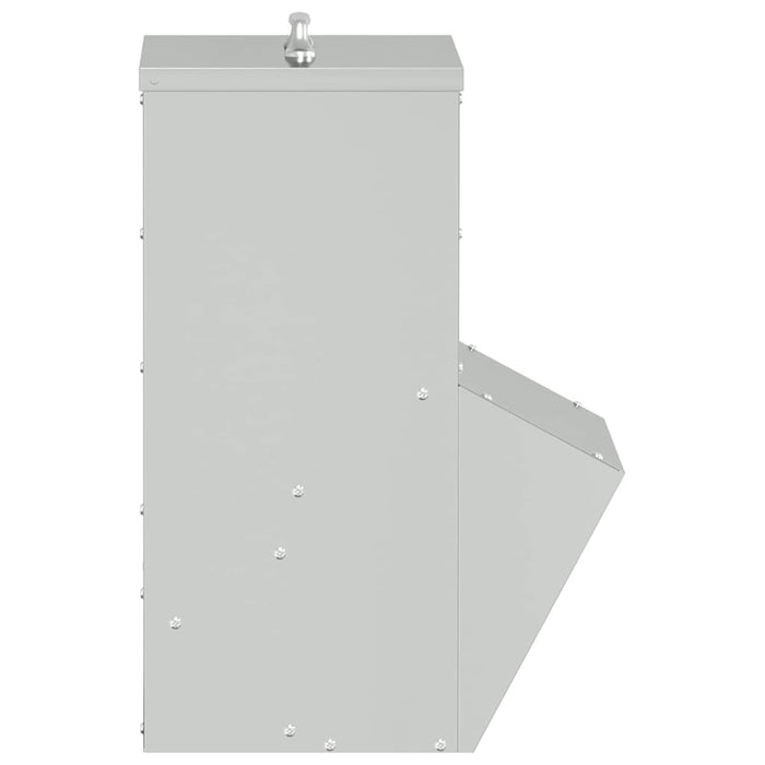 Feeder pentru pui Argintiu 20 x 25 x 35 cm Oțel Galvanizat - WALTI WALTI