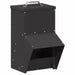 Feeder pentru pui Negru 20 x 25 x 35 cm Oțel Laminat la Rece - WALTI WALTI