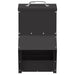 Feeder pentru pui Negru 20 x 25 x 35 cm Oțel Laminat la Rece - WALTI WALTI