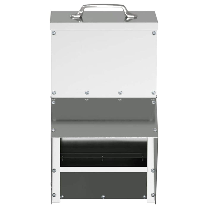 Feeder pentru pui Argintiu 20 x 25 x 35 cm Oțel Galvanizat - WALTI WALTI