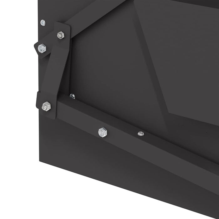 Hrănitor cu pedale pentru pui Negru 50 x 40 x 29 cm - WALTI WALTI