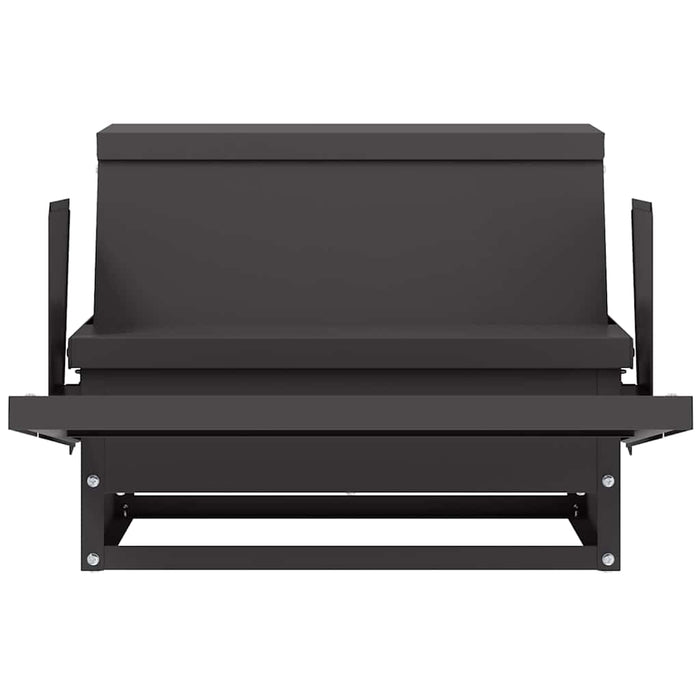 Hrănitor cu pedale pentru pui Negru 50 x 40 x 29 cm - WALTI WALTI