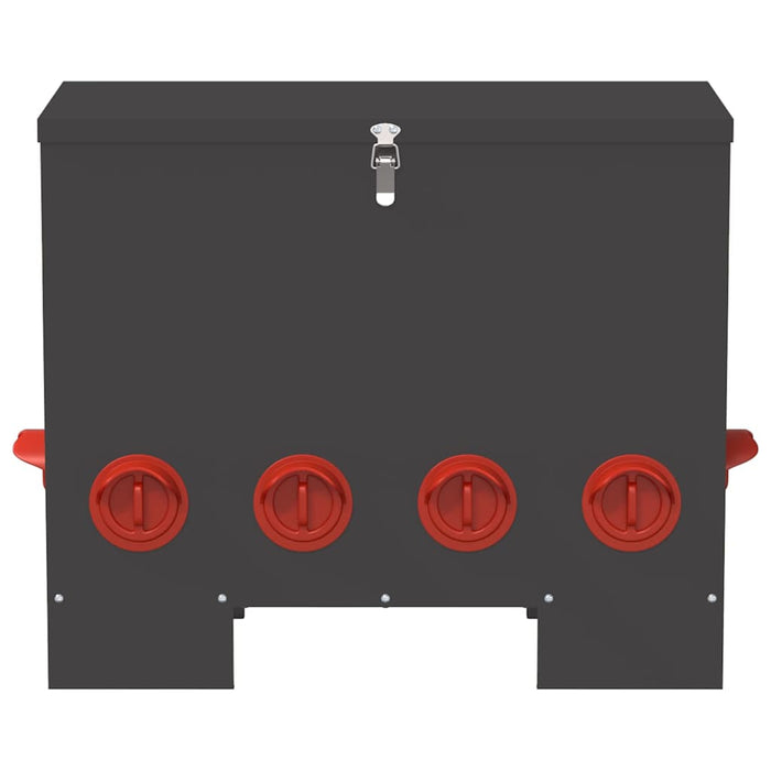 Feeder pentru pui 2 pcs Negru 60,5 x 29 x 51 cm - WALTI WALTI
