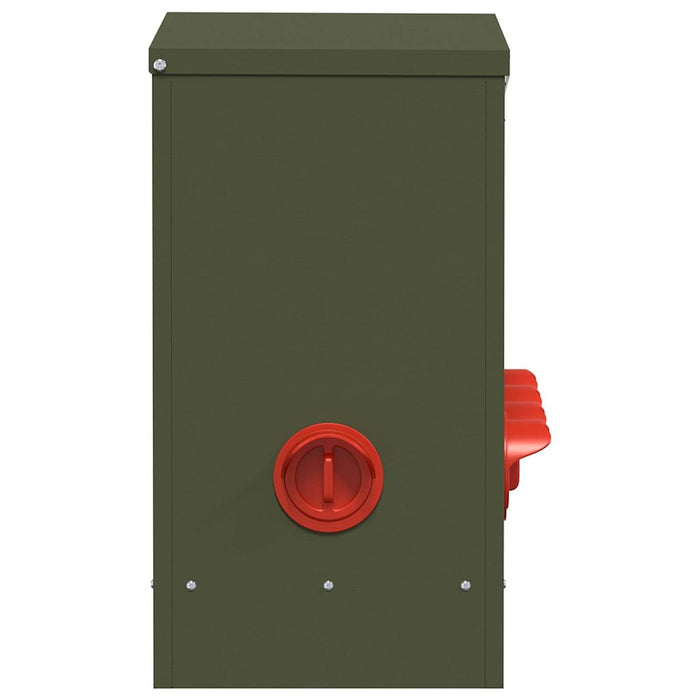 Feeder pentru pui 2 pcs Verde măsliniu 60,5 x 29 x 51 cm - WALTI WALTI