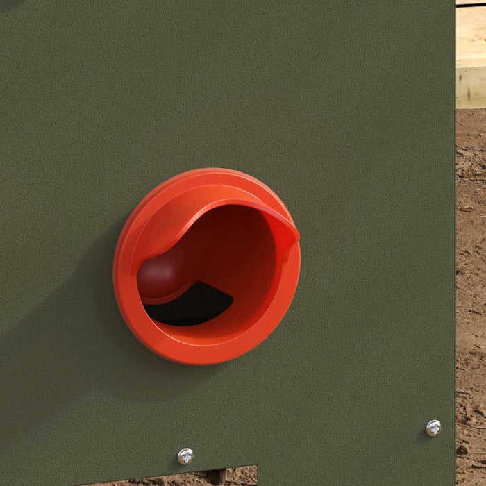 Feeder pentru pui 2 pcs Verde măsliniu 40,5 x 25 x 38 cm - WALTI WALTI