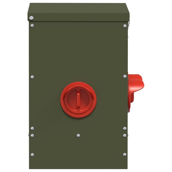 Feeder pentru pui 2 pcs Verde măsliniu 40,5 x 25 x 38 cm - WALTI WALTI