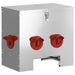 Feeder pentru pui 2 pcs Argintiu 40,5 x 25 x 38 cm - WALTI WALTI