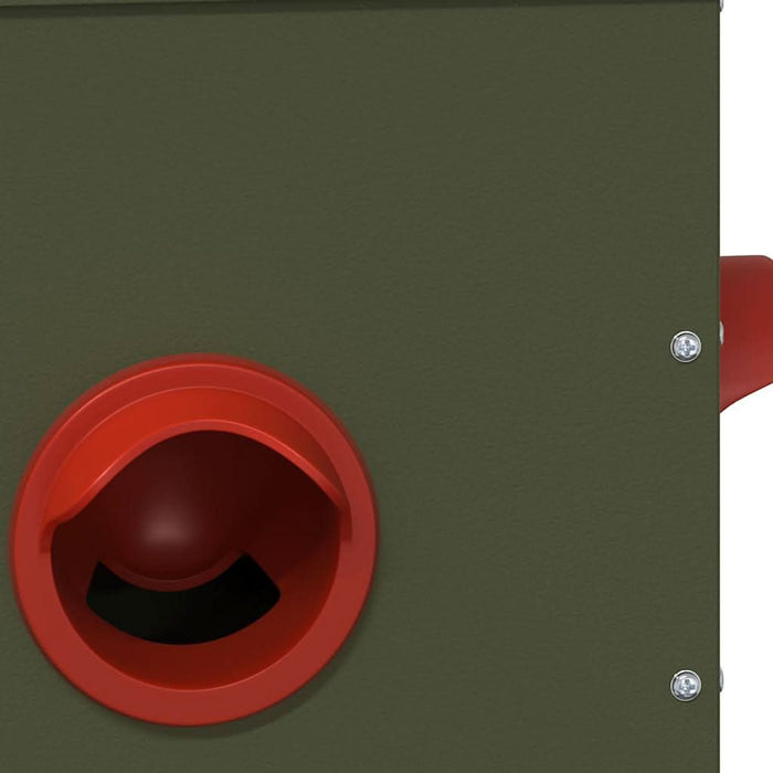 Feeder pentru pui 2 pcs Verde măsliniu 41,5 x 20,5 x 33 cm - WALTI WALTI