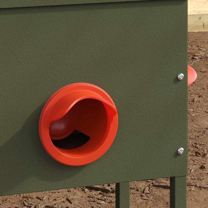 Feeder pentru pui 2 pcs Verde măsliniu 41,5 x 20,5 x 33 cm - WALTI WALTI