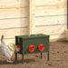 Feeder pentru pui 2 pcs Verde măsliniu 41,5 x 20,5 x 33 cm - WALTI WALTI