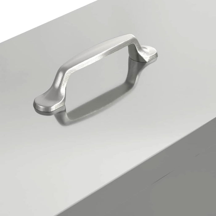 Feeder pentru pui 2 pcs Argintiu 41,5 x 20,5 x 33 cm - WALTI WALTI