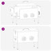 Feeder pentru pui 2 pcs Argintiu 41,5 x 20,5 x 33 cm - WALTI WALTI