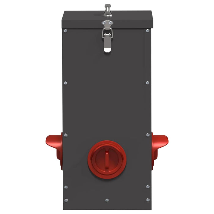 Feeder pentru pui 2 pcs Negru 32,5 x 20,5 x 43 cm - WALTI WALTI