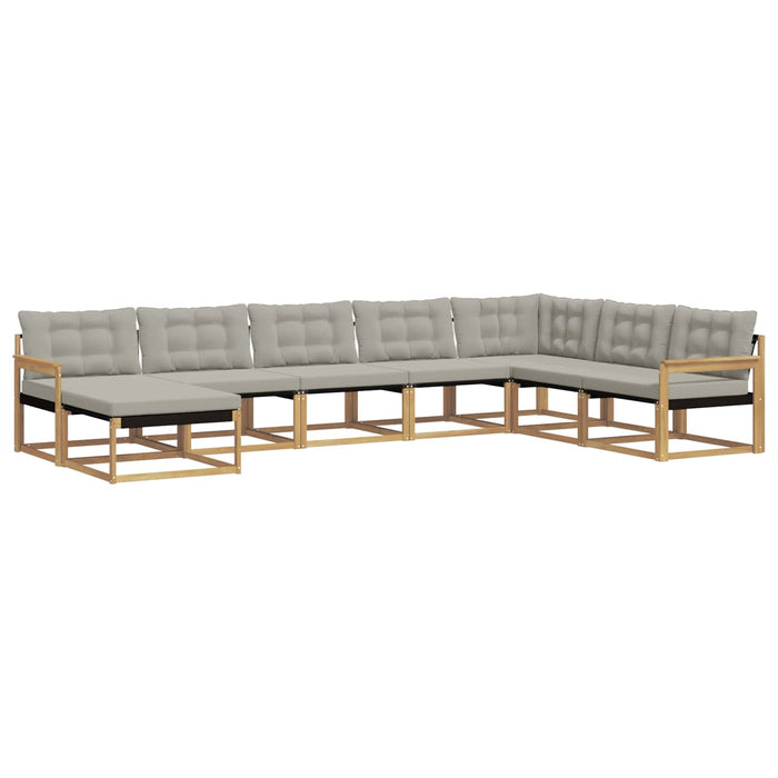 Set de canapele de exterior 8 pcs Lemn Solid de Acacia WALTI